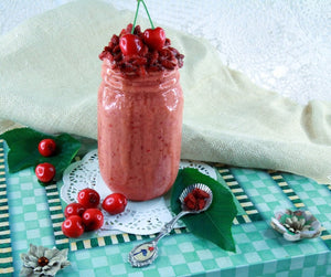 Cheery Charlie Checker Smoothie - Vegelia - Sunrider products for a healthy lifestyle