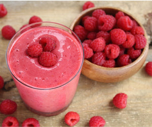 Raspberry Minty Delight Smoothie - Vegelia - Sunrider products for a healthy lifestyle