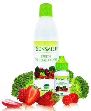 SunSmile® Fruit & Vegetable Rinse - remove pesticides from fruits and vegetables - Vegelia - Sunrider products for a healthy lifestyle